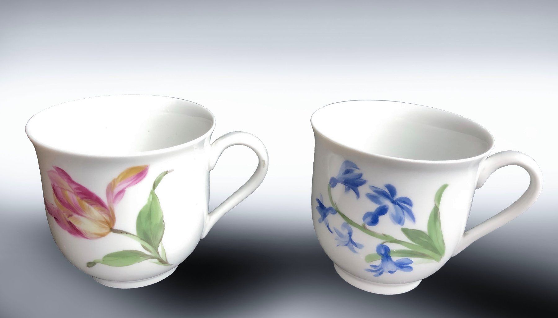 Tazze: MEISSEN (Schwertermarke)*TASSE 2 St. – Usato da Dübendorf venduto da Orchid18