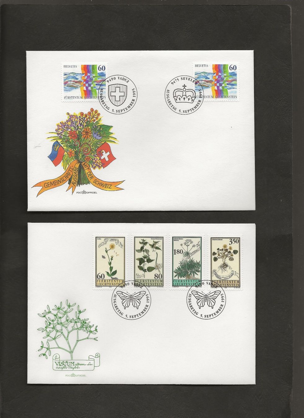 Tutti i francobolli: 32 FDC Liechtenstein 1993 bis 1996 – Usato da Au ZH venduto da xelagreb01 5