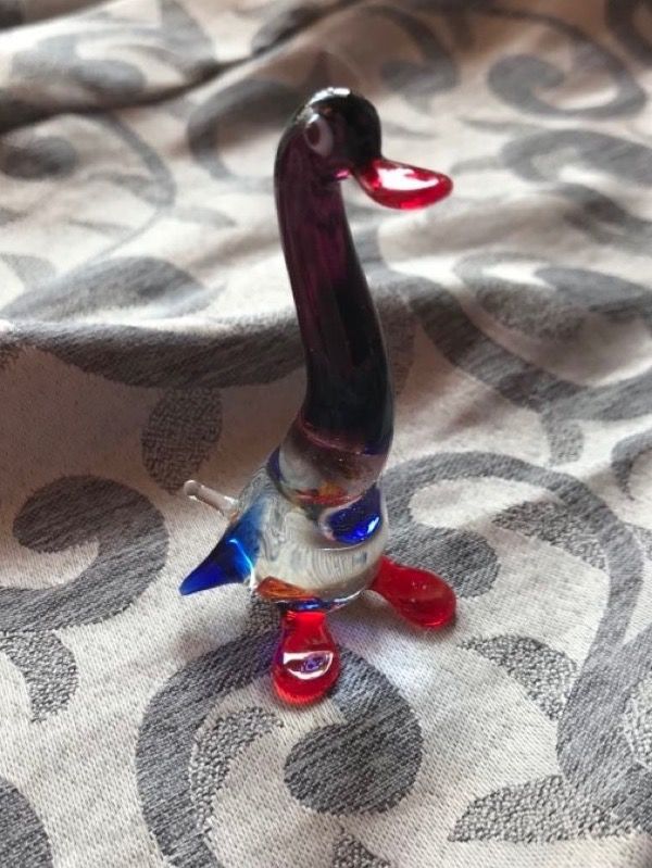 Statuette: Gans Glasvogel Lauscha Setzkasten – Nuovo (secondo la descrizione) da Alpnach Dorf venduto da marvo 2