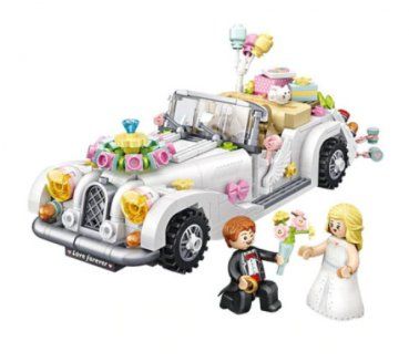 Kit di costruzioni: 1119 Loz Mini - Wedding Car – Nuovo e nell'imballaggio originale da Hochdorf venduto da ruest-online