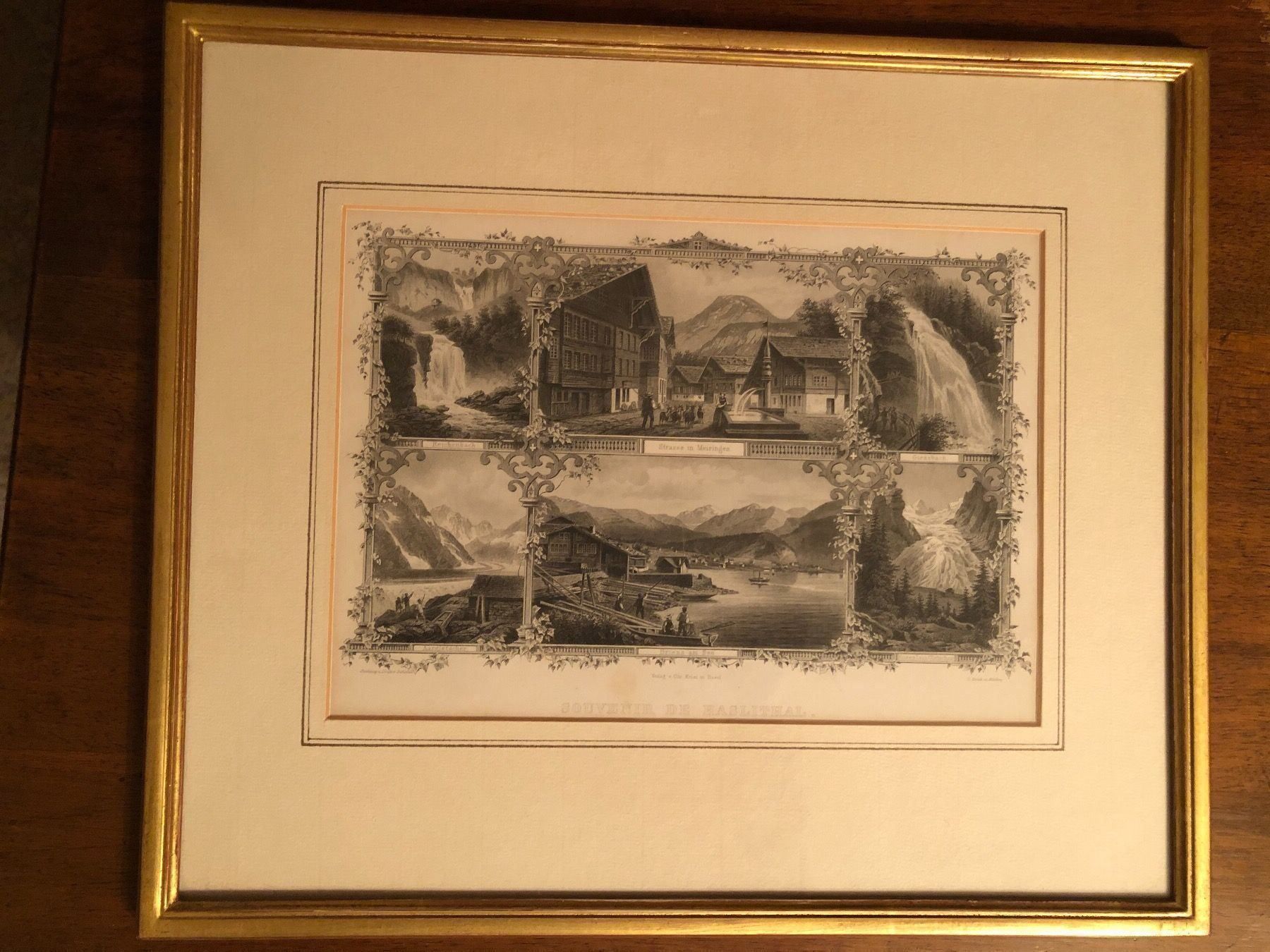 Poster & Bilder: Souvenir von Haslithal. Um 1870. – Gebraucht aus Wald ZH von mlnt 4