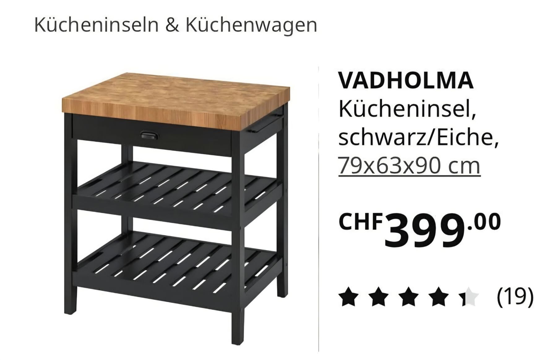 Ikea Carrelli di servizio: vadholma küchenwagen – Usato da Birmenstorf AG venduto da JenniferLopetrone 4