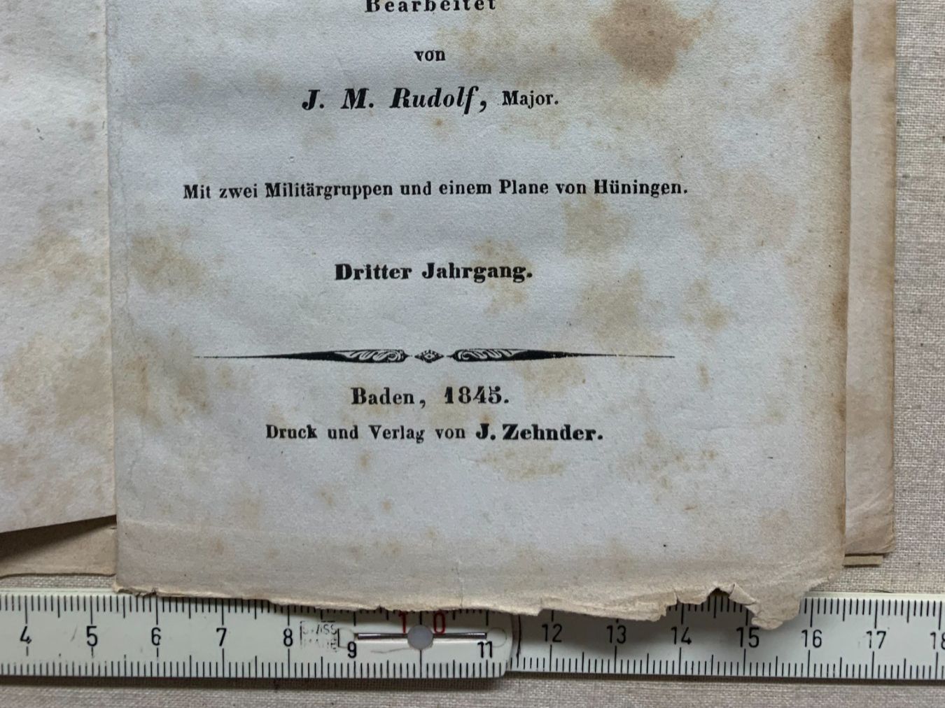 Documenti: "Schweizerischer Militär - Almanach - 1845" – Usato da Sorengo venduto da 74in 4