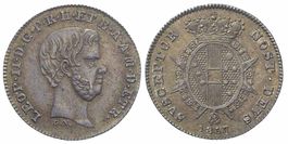 Florenz, 1/2 Paolo 1857 AR
