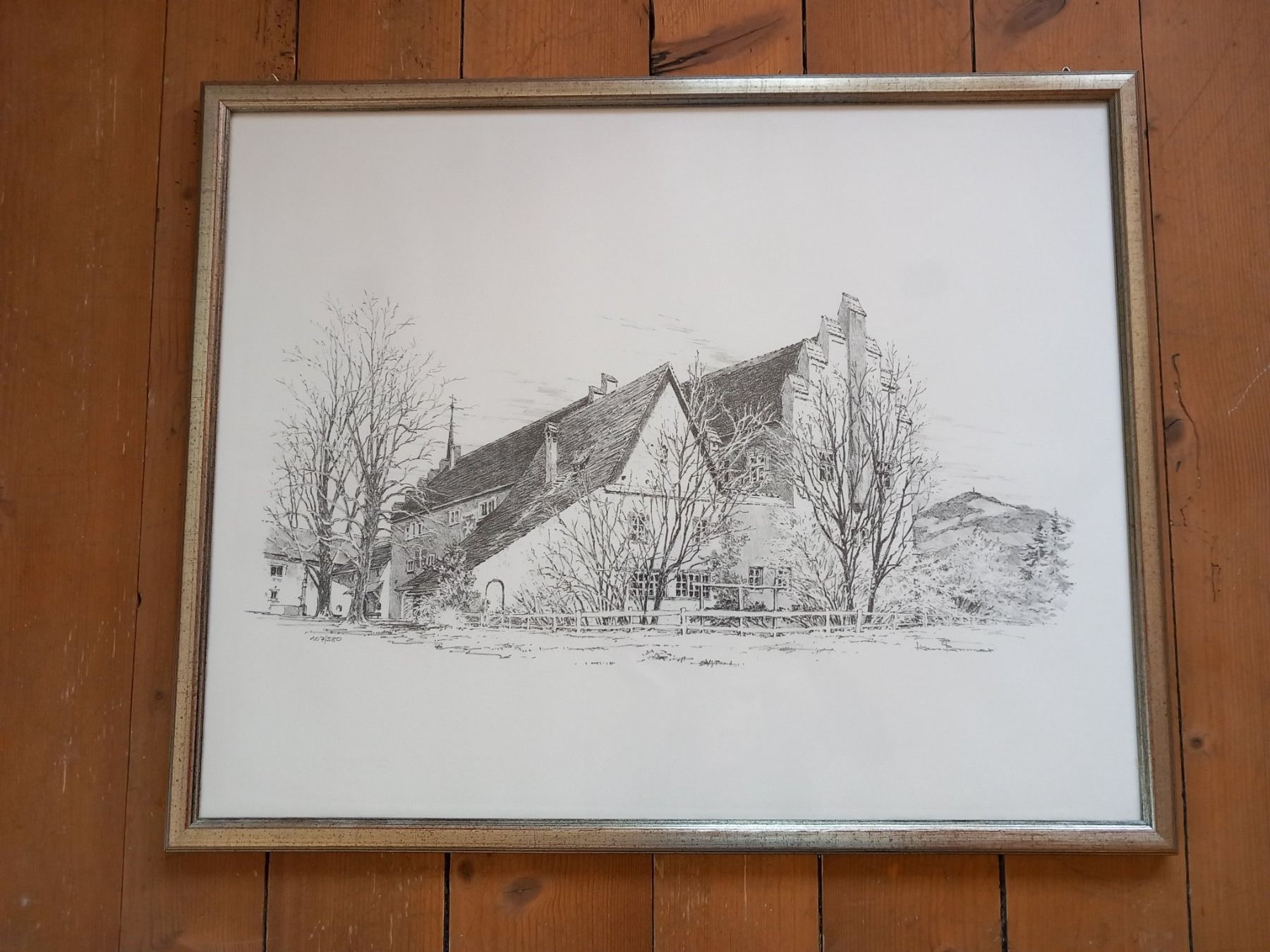 Grafica & Litografie: Limitierte Lithographie Klaus Brunner/Ritterhaus Bubikon – Usato da Nänikon venduto da Haexli_70