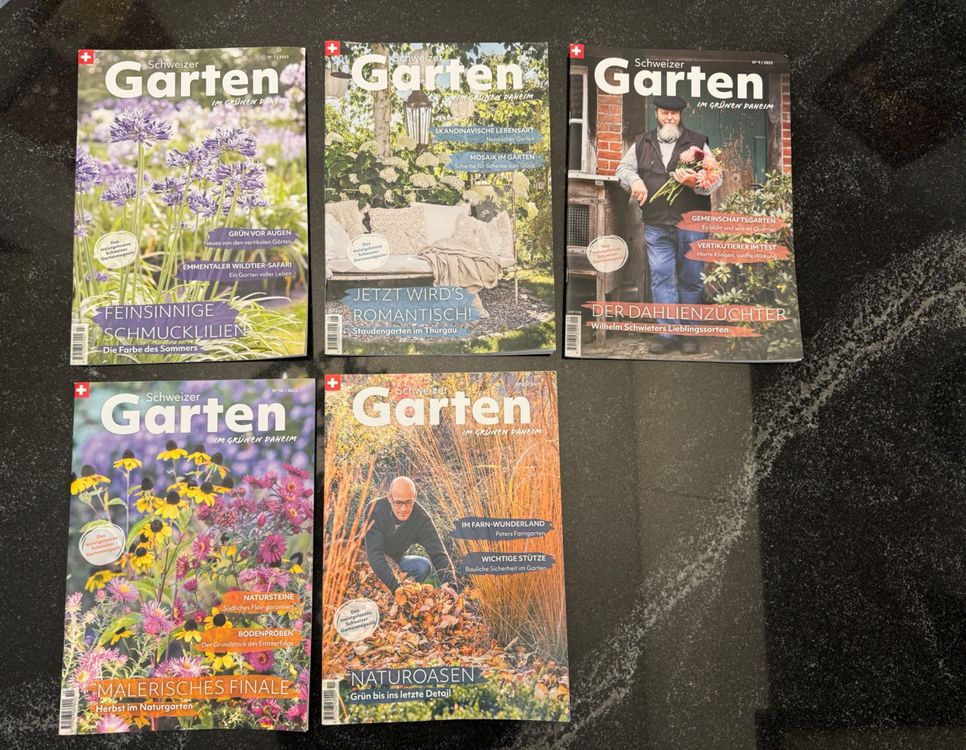 5 x Schweizer Garten Magazine Hefte 2023 Kaufen auf Ricardo