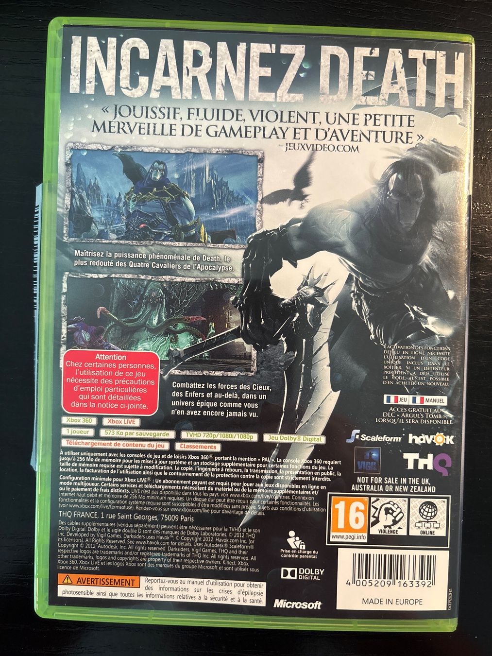 Giochi: Jeu Xbox 360 Darksiders II Edition Limitée – Usato da Villaz-St-Pierre venduto da mon_t2fn 2