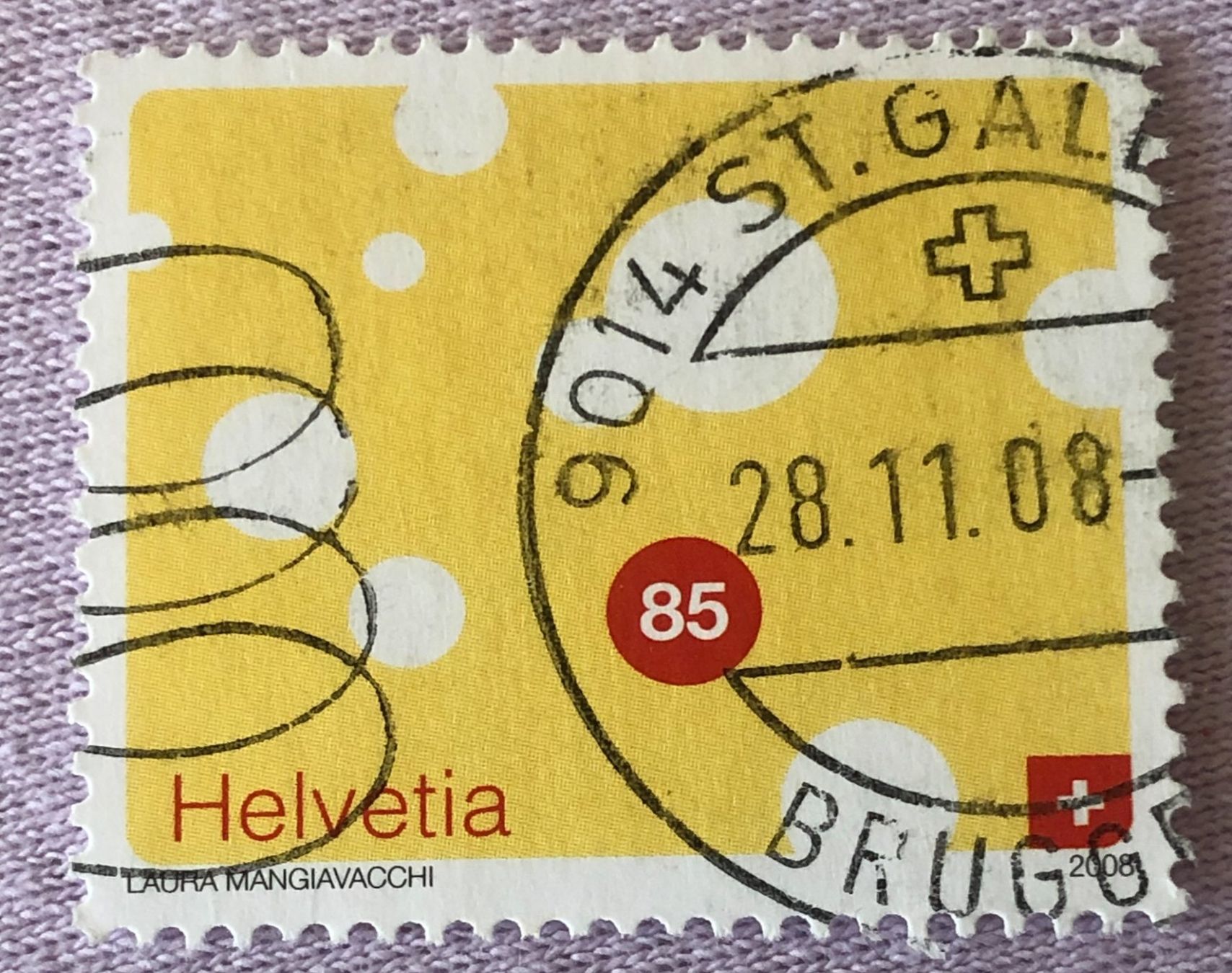 Tutti i francobolli: Nr.1284 Käse GESTEMPELT    – Usato da Aarau venduto da Billa007