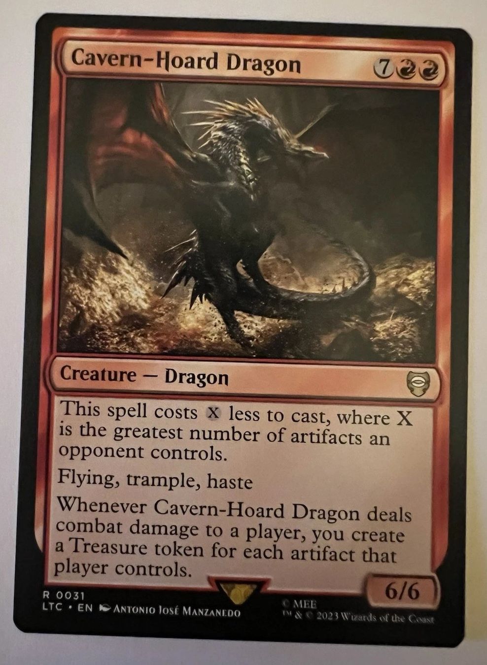 Magic The Gathering Carte collezionabili: Cavern-Hoard Dragon - MtG - EN – Usato da Bolligen venduto da Gurkenfeld