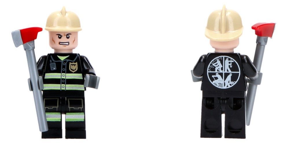Lego Kit di costruzioni: LEGO Custom; Schutzpatron heiliger Florian & Feuerwehrmann – Nuovo e nell'imballaggio originale da Glattfelden venduto da Cassus90 5