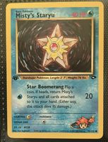 Pokémon Gym Challenge Misty's Staryu First Edition NM