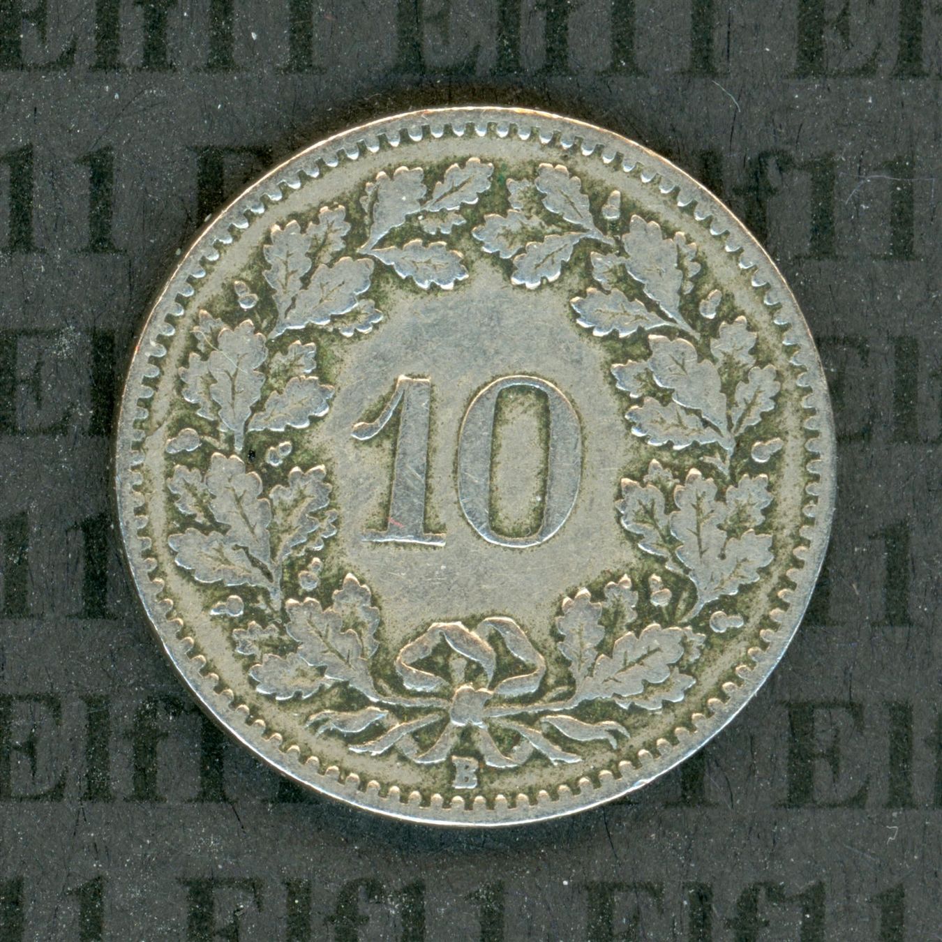 Tutti le monete: CHF___0.10 1911 -ss 10 Rappen – Usato da Widnau venduto da Elf11 1