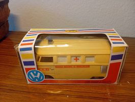 VW Bulli Ambulanz PEPE Brinquedos Vintage Rarität OVP
