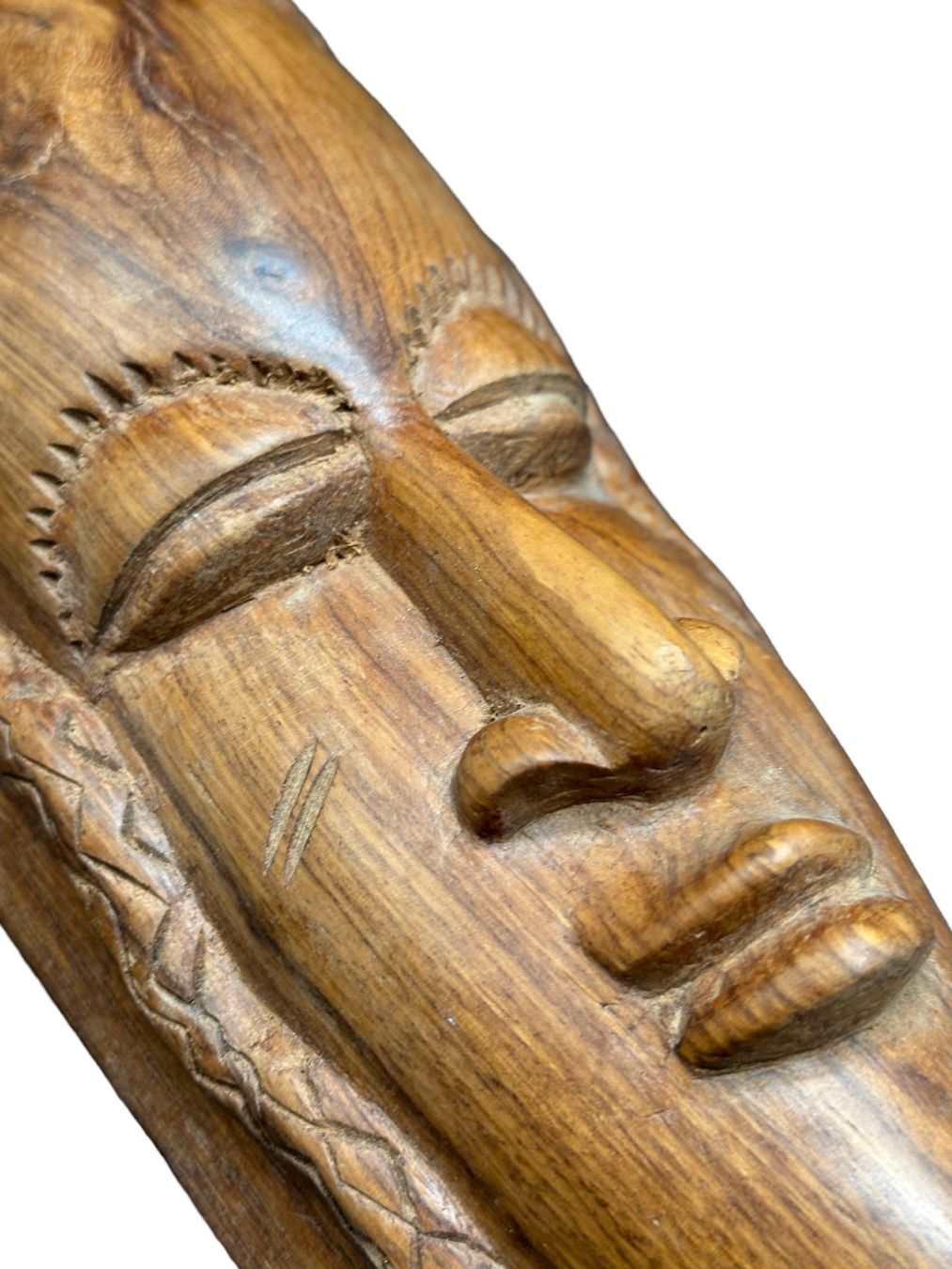 Internationale Kunst: Masque africain en Bois Massif d'Iroko du Zimbabwe – Gebraucht aus Morges von mod_5dxq 1