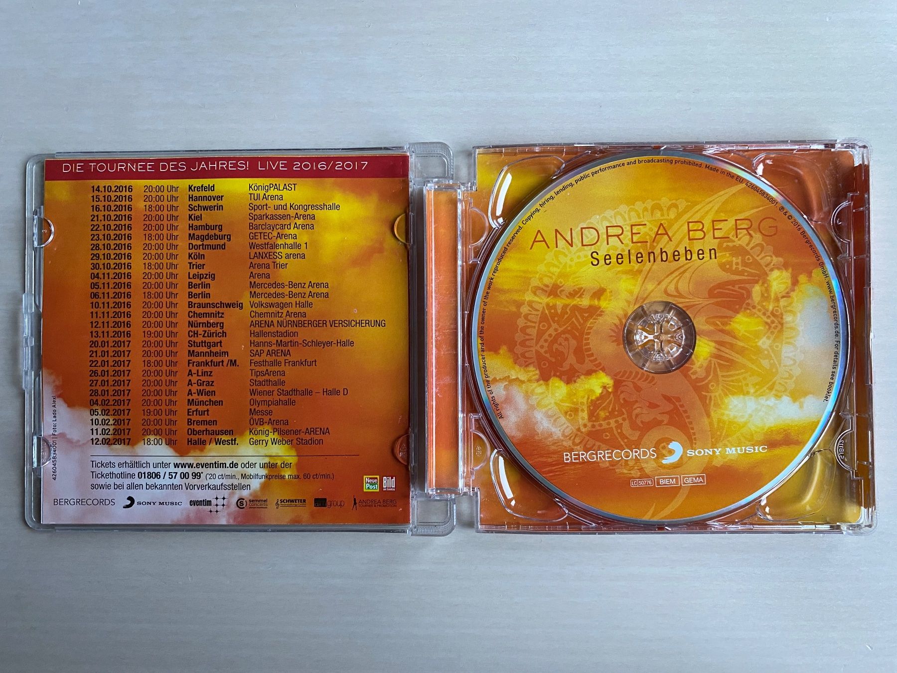 CDs: Andrea Berg - Seelenbeben – D'occasion à Oberried Brienz par Chyara 2