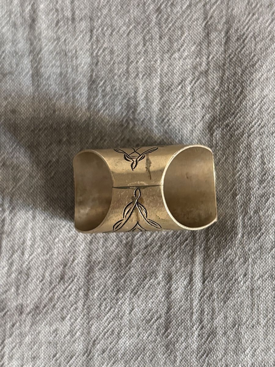 Bagues: Engraved Amazigh /Tuareg Style Ring rectangular – D'occasion à Zürich par cla_v6hx 5