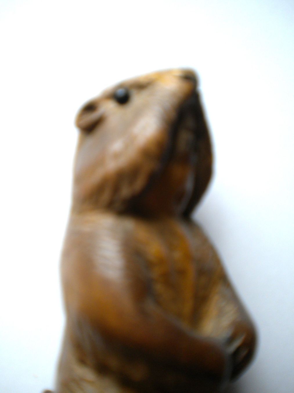 Statuette: Murmeltier Holzfigur, Handgeschnitzt, mit Glasaugen – Usato da Bad Zurzach venduto da sudussli 4
