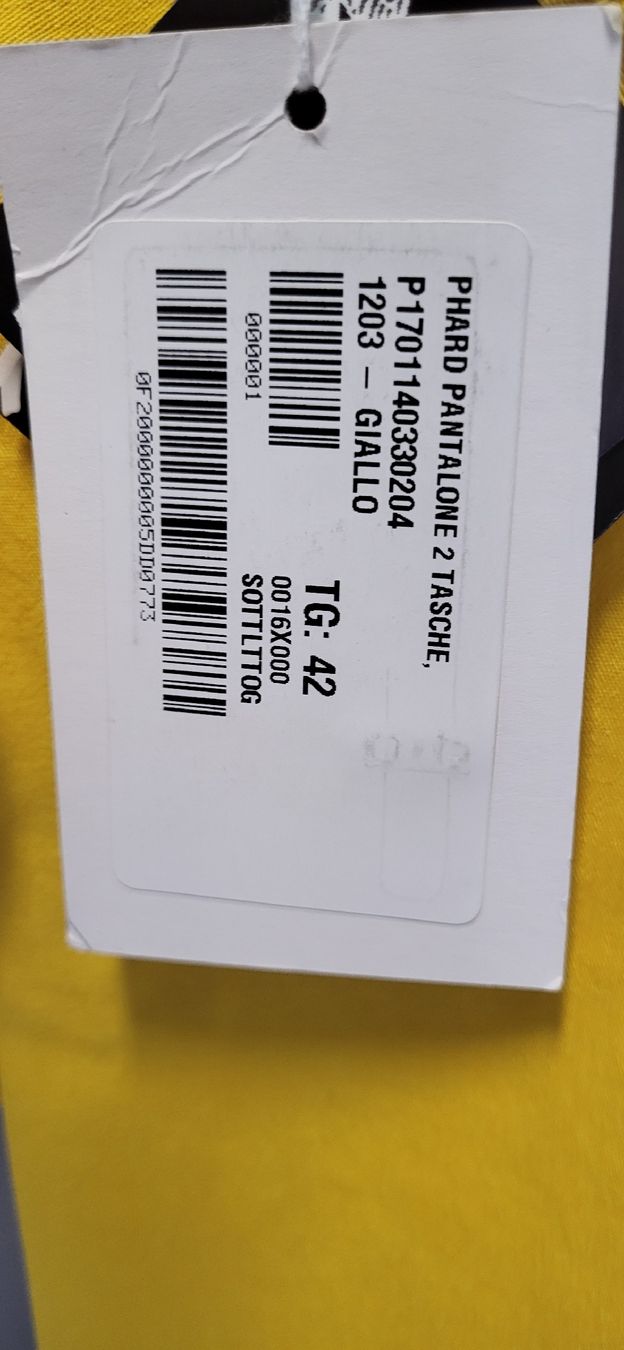 Pantaloni: Phard Hose, Gr. 42, gelb, neu – Nuovo e nell'imballaggio originale da Figino venduto da mayam63 3