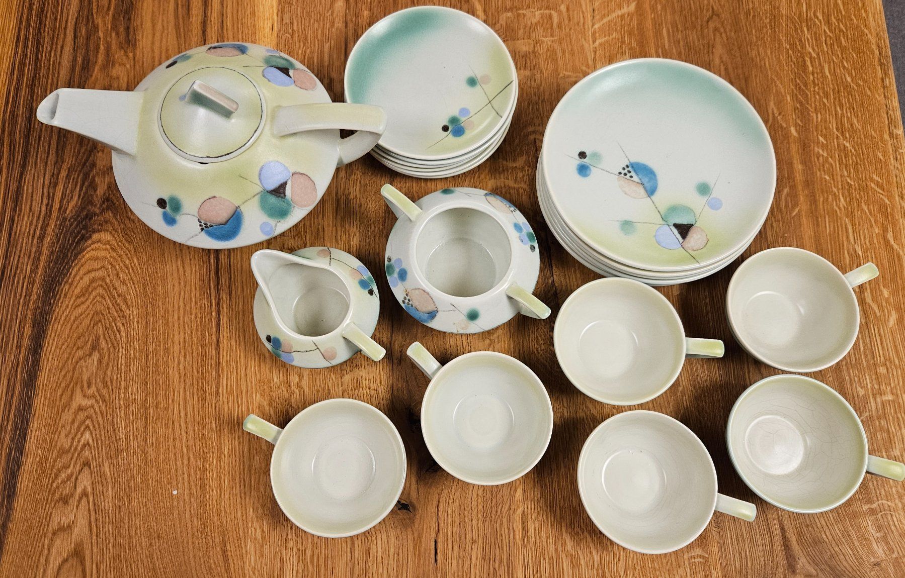 Set di piatti: Antikes Kaffee/Teeset 21 teilig – Usato da Oftringen venduto da Dinu10