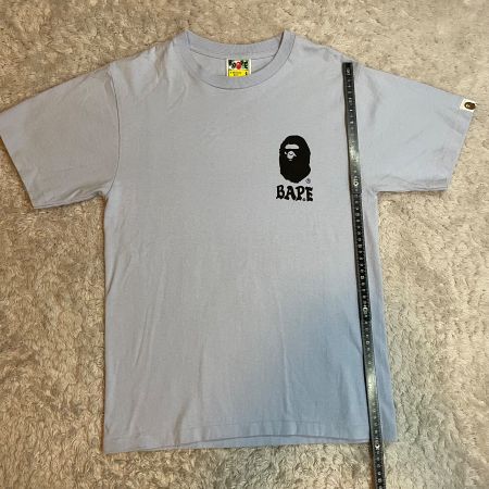 BAPE A Bathing Ape T-Shirt S Hellblau Japan Rückendruck