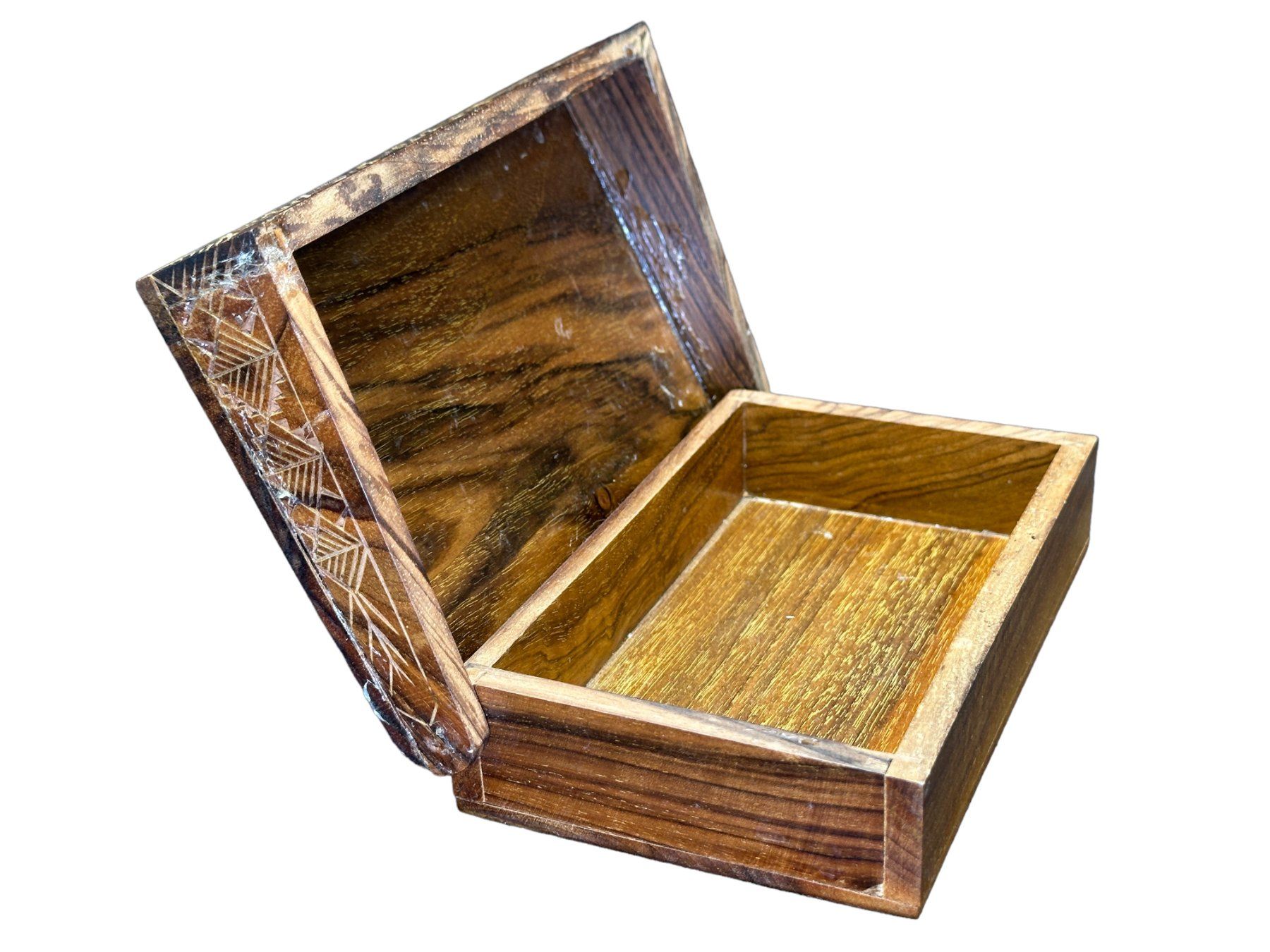 Altri Prodotti per fumatori: Superbe ancienne boîte à cigarettes en bois sculpté – Usato da Morges venduto da vintiques 5