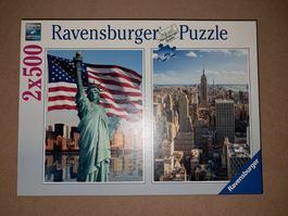 Ravensburger Puzzle 2x 500 Teile, New York
