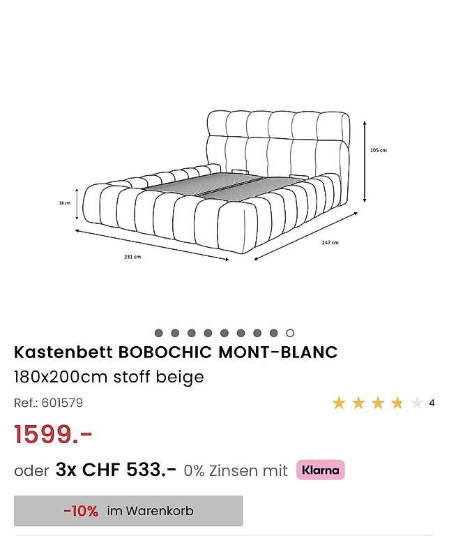 Lits: Lit 180x200 – D'occasion à Lausanne par ald_5dkf 3