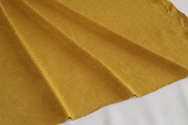 Stoff Strickjersey senfgelb