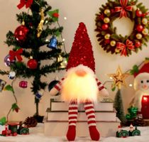 Weihnachts Puppe Elf mit LED-Licht