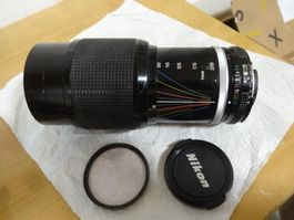 NIKON ZOOM-NIKKOR 80-200MM 1:4.5 MF ANTIK LENS.LÄÜFT