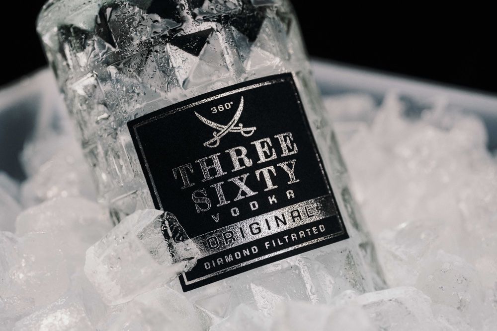 Spirituosen: 6 Fl. THREE SIXTY VODKA ORIGINAL Diamond filtrated – Neu und originalverpackt aus Bülach von StoreInShop.com 4