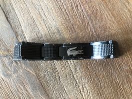 LETZTE REDUKTION ------ Lacoste Armband stahl schwarz Damen