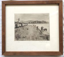 August Weber (1898-1957) - Original Radierung - 1920