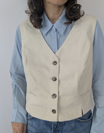 Sinsay Weste beige Grösse L/X/L neu mit Etikett