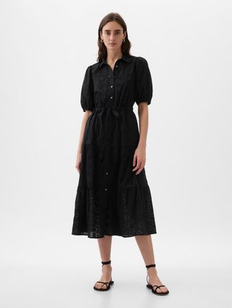 GAP floral Kleid schwarz