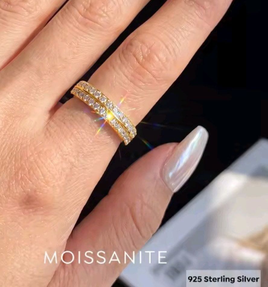 Anelli: Bague argent avec diamants de moissanite certifiés GRA – Nuovo e nell'imballaggio originale da Reconvilier venduto da Tsma67 4