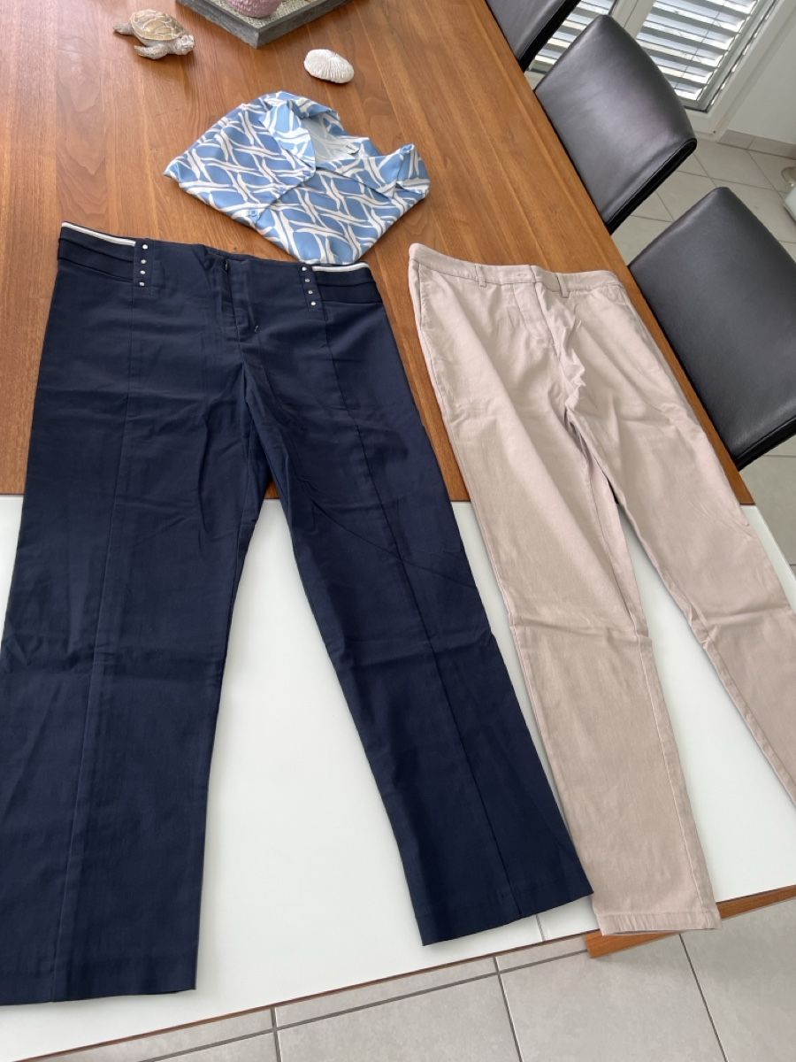 Lotti di vestiti: 2 Hose u. 1 Hemd. Sommer Set. Grösse L – Usato da Kappelen venduto da Chanel1991 1