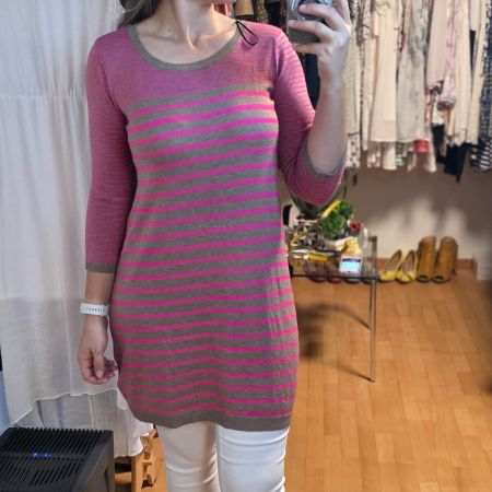 H&M Kleid/Tunika 38/40 – rosa Streifen