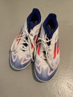 Fussballschuhe Kinder Adidas weiss blau rot Grösse 32