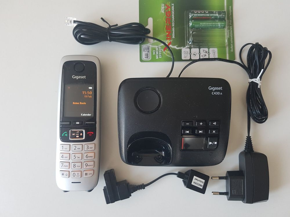 Siemens Gigaset C430H Pour C430 C430A C 430 Combiné Sans Couvercle de Batterie e