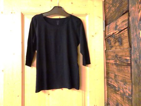 Schwarzes 3/4-tel Arm Shirt von Marc Cain Gr. N6/L - 426245