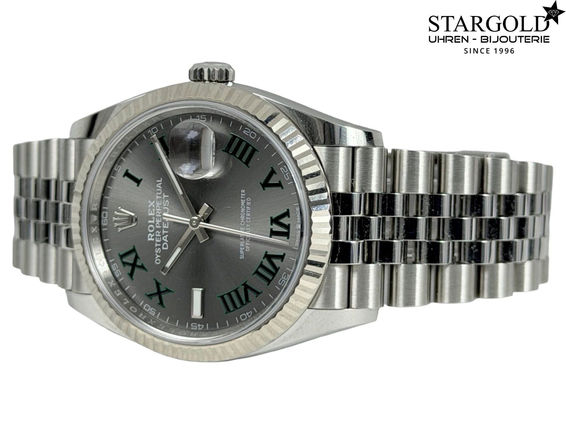 Rolex Uhren: Rolex Datejust 36 Wimbledon - 126234 – Gebraucht aus Zürich von Stargold-Uhren 1