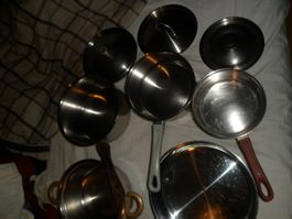 kochto  pfanne 5stk +5deckel 10.Teile