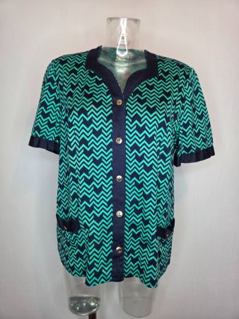 Vintage Bluse ca. 44/46 Made Italy