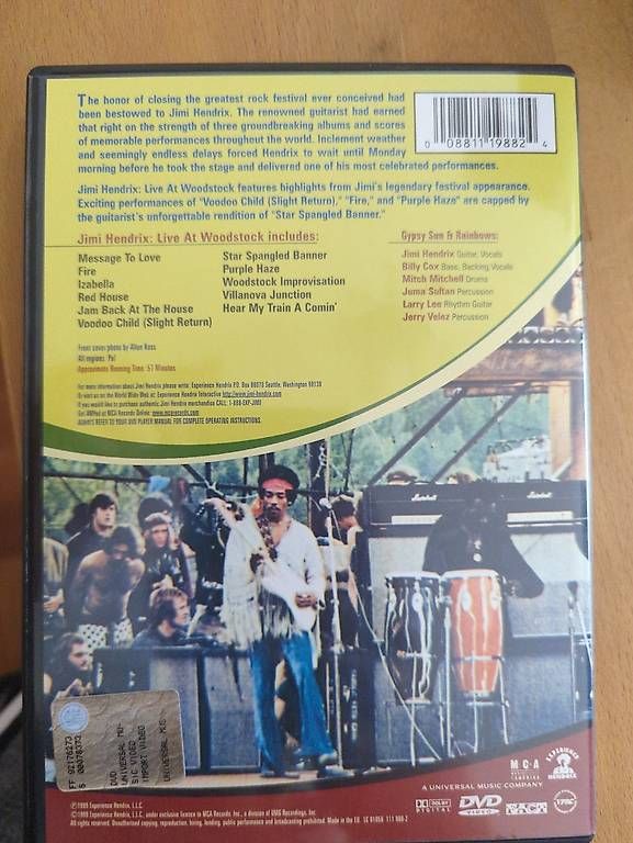 Alle DVDs: Jimi Hendrix live at woodstock dvd – Gebraucht aus Agno von apo_2xjw 1