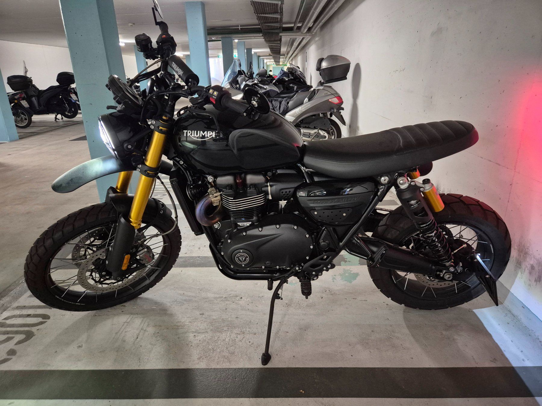 Triumph Strada: Vente Triumph Scrambler 1200 XE custom – Usato da Carouge GE venduto da bot_f9mr 3