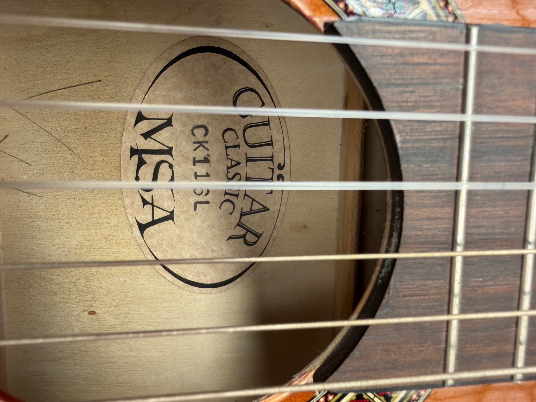 Strumenti musicali: MSA Klassische Gitarre CK116L mit Tragetasche – Usato da Mellingen venduto da mar_k6l7 1