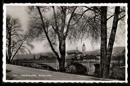 AK Solothurn, Rötibrücke, 1943