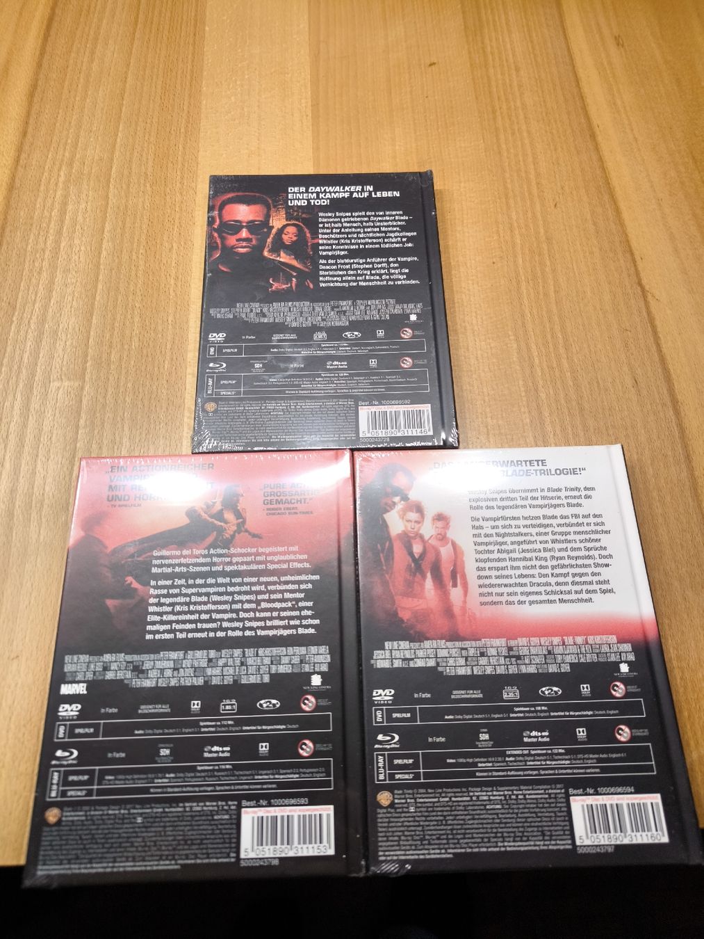 Tutti i DVDs: Blade Trilogie Mediabook OVP rar – Nuovo e nell'imballaggio originale da Dürnten venduto da Nexomynon 2