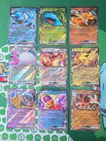 Pokemon 151 ex Set Charizard , Blastoise japanisch